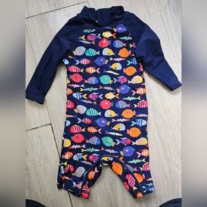 12-18 month fish swim suit boy girl